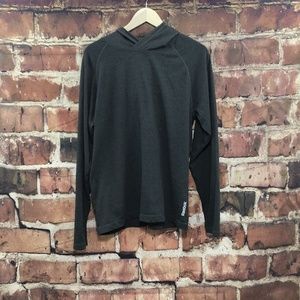 Reebok Grey Long Sleeve Pullover Hoodie Shirt